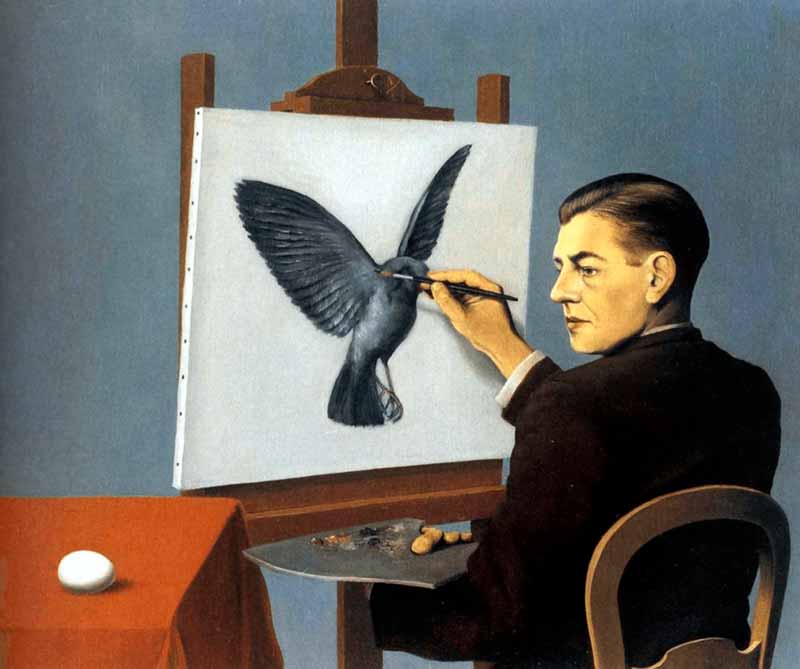 René Magritte. 1936. Óleo sobre lienzo. 54,5 cm x 65,5 cm. Galería Isy Brechor. Bruselas